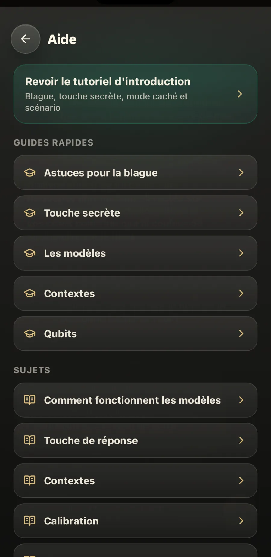 Historique des questions récentes dans Quantum GPT